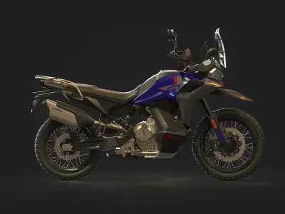 Base model CF Moto 800 MT X 2025 3D model