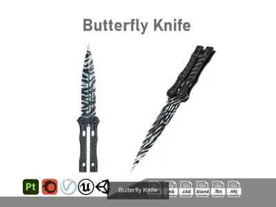 Knives Bundle 3D Model Pack