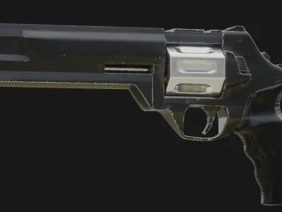 Sheriff gun Free 3D model