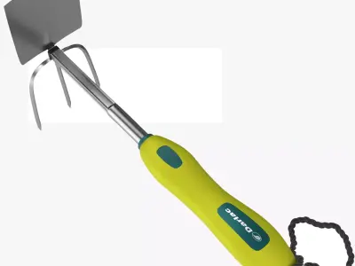 Garden Tool Hand Hoe Cultivator 3D model purchase