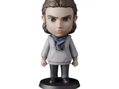 Eleven Stranger Things - Free Sample STL Free 3D print model