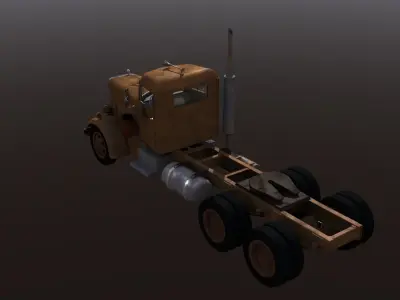 Peterbilt Truck from Duel 3D model