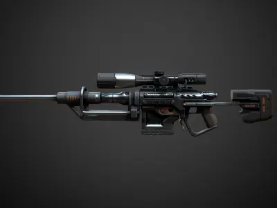 Military Weapons  SRR 3D Models 3D model