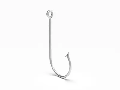 Fishing Hook 3D model buy