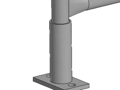 Fence is removable L1000 and L1500 Free 3D model