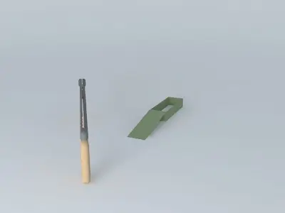 Pump-action Dartgun Free 3D model