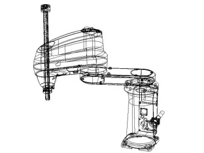 Denso 4-Axis SCARA Robots HS45452 Free 3D model