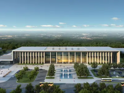 3Dmax fashion city commercial square building 400 3D model