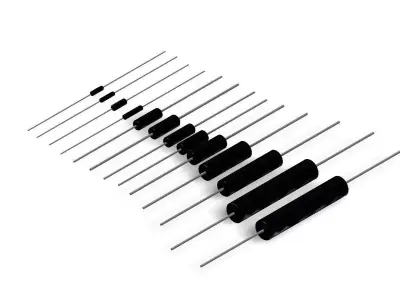 Vishay Wirewound Resistors Free 3D model