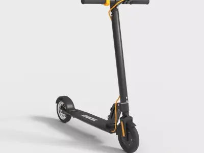 FOLDABLE ELECTRIC SCOOTER Low-poly 3D model