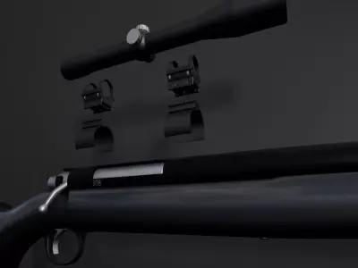 Sniper Rifle 3D model order