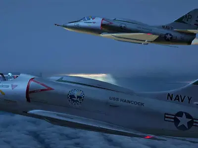 A-4F fighter Free 3D model