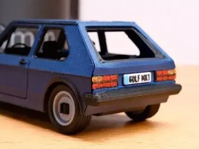 Golf MK1 3D print model by alagboprecious