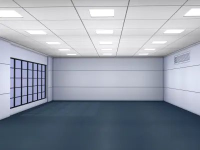 Office Interior Room 3D model
