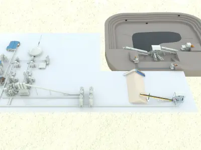 Cement Plant 3D model