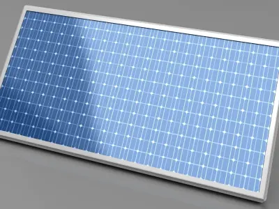 Solar Panel 3D model buy