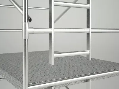 Scaffold tower 18 3D model