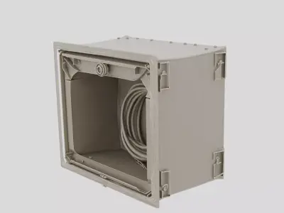 Underground Facility Power Cable Junction Box for 3D print 3D model