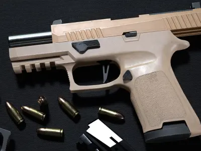 Compact Pistol 3D model