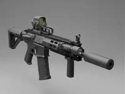 3d model assaultrifle 3D model