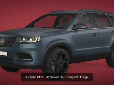 Generic SUV - Car 3D Model Pack