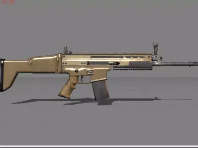 ScarL Low-poly 3D model