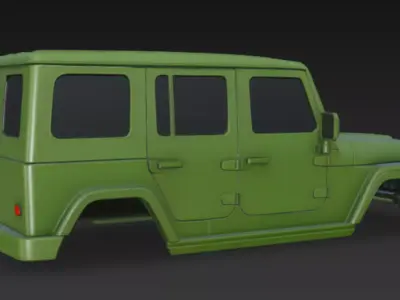 Jeep body 3d model 3D model by im3dking
