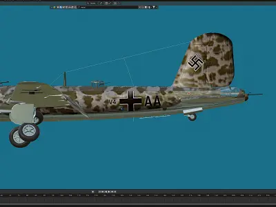 He 177  Free 3D model