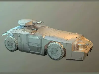 APC - M577 Armored Personnel Carrier - 3D Print 3D print model