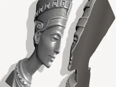 NEFERTITI QUEEN OF ANCIENT EGYPT PENDANT M02 3D print model