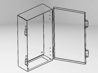 Control Box Size 240x430x125 mm Free 3D model