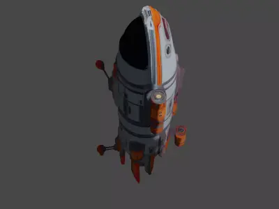 Starlight Phantom  Intergalactic Stealth Cruiser 3D model