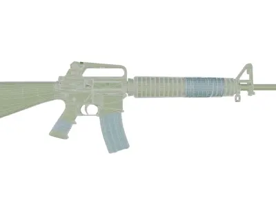 M16 A2 3D model