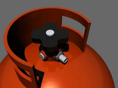 Gas Bottle Free 3D model