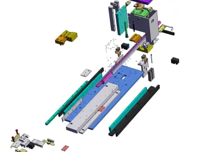 A7M lip cutting assembly 3D model