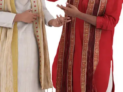 Tenzin & Rakesh Posed 003