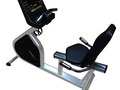Exercise Cardio Horizontal Bike 3D model