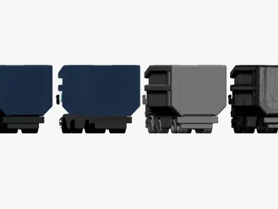 001121 toy truck 3D model