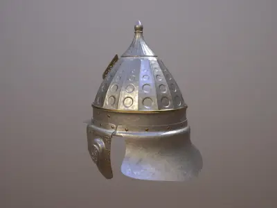 Turkish Medieval Helmet 3D model