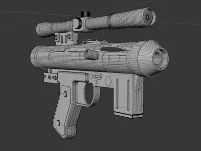 SE-14R Light Repeating Blaster 3D model