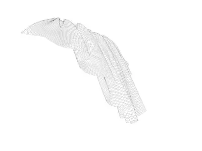 Dress collars scarves and necklaces decorated 3d models 3D model