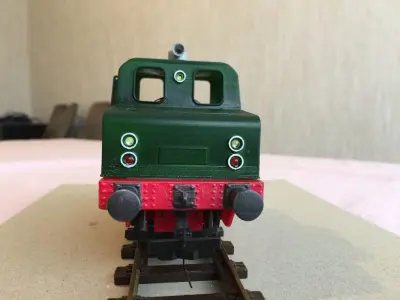 RC controlled shunting locomotive in zero gauge 7mm scale Free 3D print model