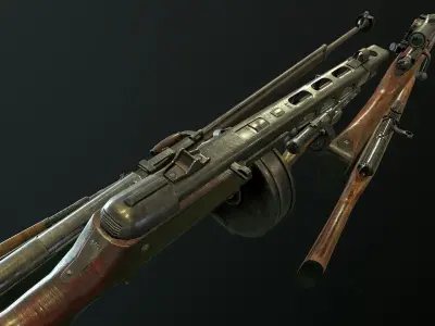 WW2 russian Weapons USSR Pack 