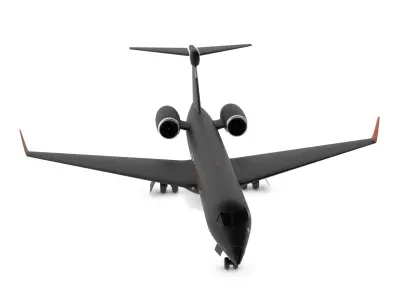 Regional Aircraft Low-poly 3D model