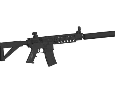 SIG516 rifle 3D model