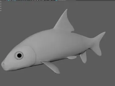 Cartoon Fish Low-poly 3D model order