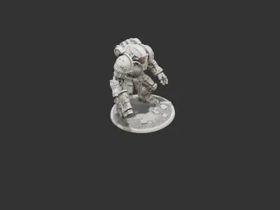 Heavy Battle Golem Commander 3D print model
