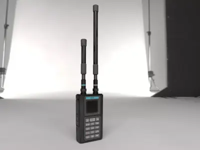 Bulat V4 FPV Drone Detector Low-poly 3D model