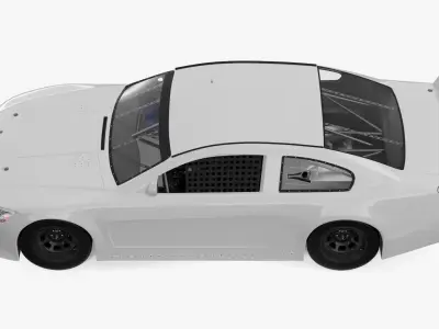 Racing Car Clean 3D model