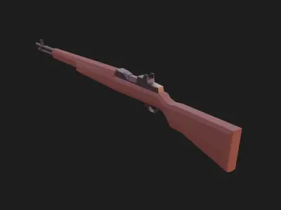 Weaponies - M1 Garand Low-poly 3D model